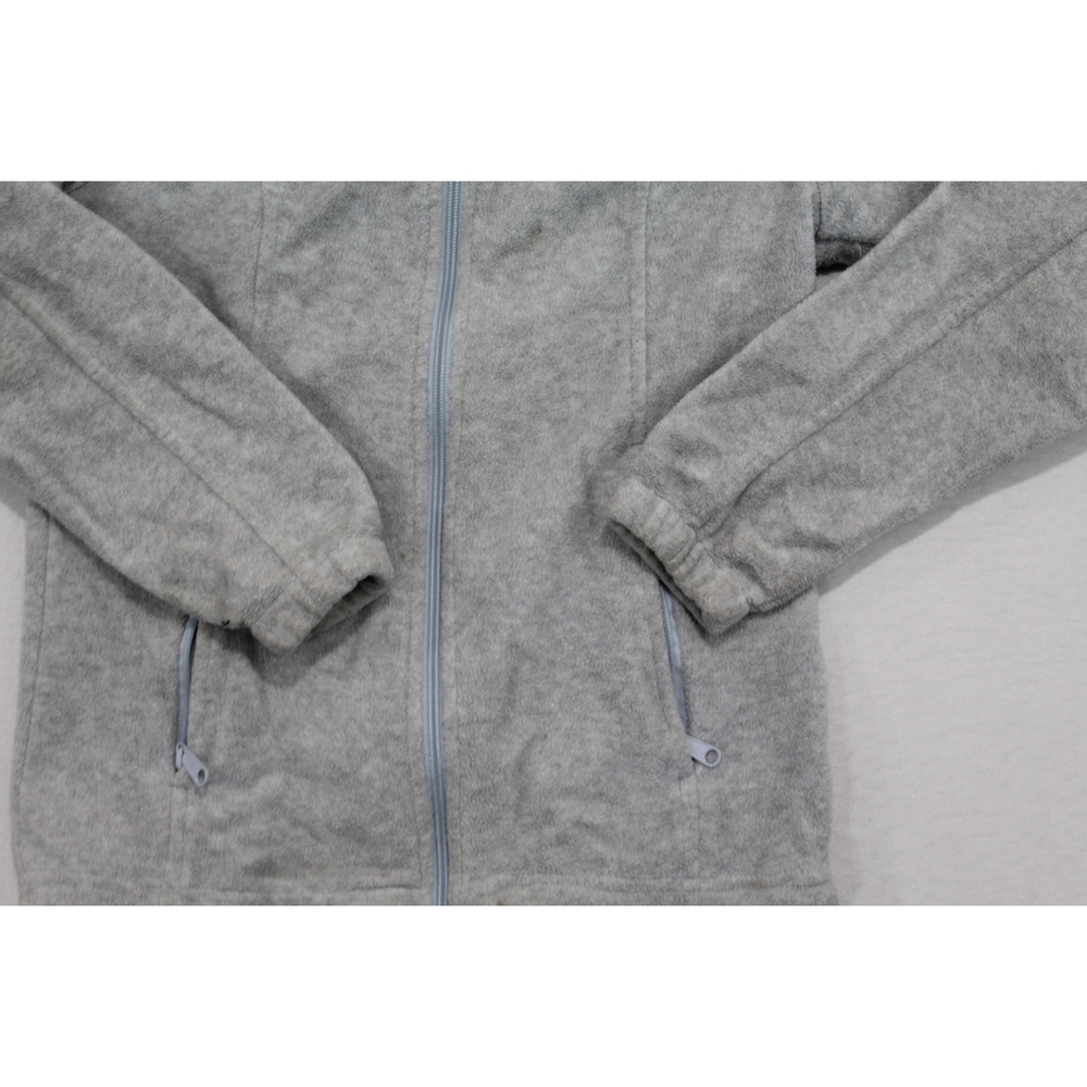 Columbia Men Sweater Fleece Gray Mock Neck Size Small - Picture 3 of 11